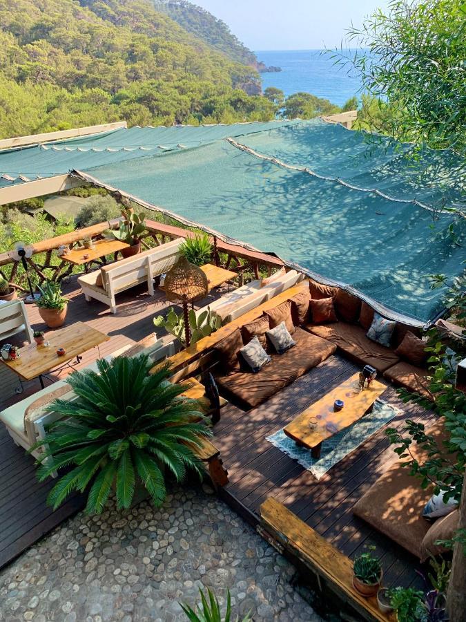Large Bungalow With Sea View In Kabak Bay, Oeluedeniz Fethiye Exterior foto